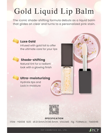 Gold Liquid Lip Balm
