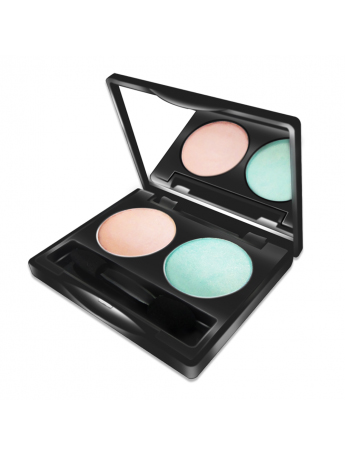 二色アイシャドウ