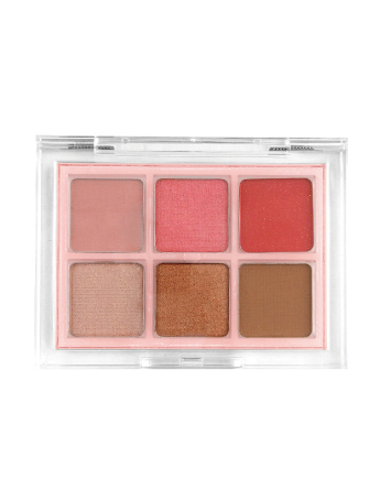6 Color Heart Eyeshadow Palette